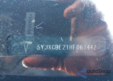 2017 Tesla Model X 100D/75D/90D из США, поврежденный, VIN 5YJXCBE21HF067442